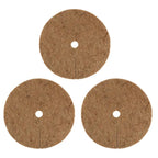 Coconut Coir Mulch Mat Tree Ring Weed Control 3-Pack Garden Mulch Mat Richie's 35cm 3Pcs