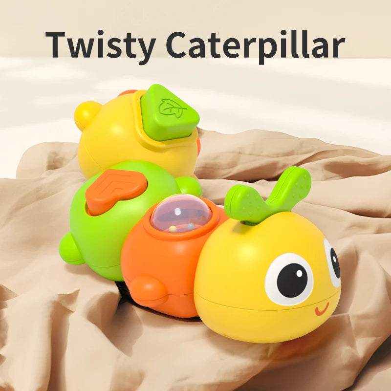 Baby Rattle Toy Cartoon Caterpillar Grasping Toy 0–24M Baby Rattle Toy Richie's