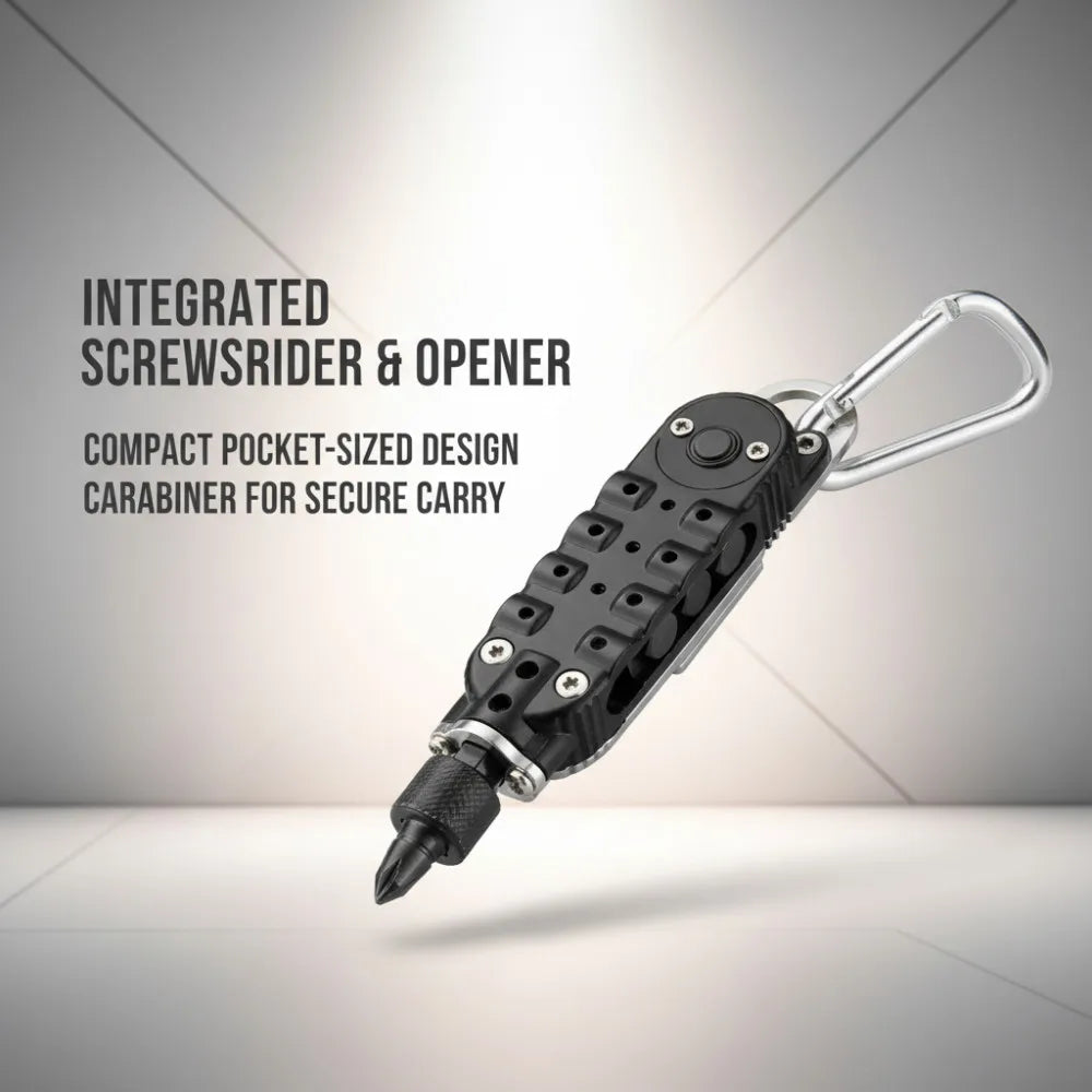 TOTNEND Mini EDC Keychain Screwdriver Multitool | Steel EDC Keychain Multitool Richie's