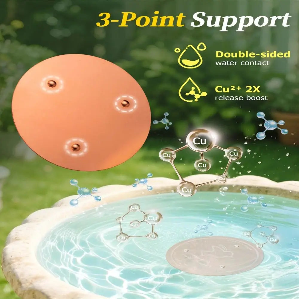 Pure Copper Bird Bath Disk – Triple-Point Stability Bird Bath Disk Richie's