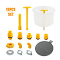 15-Pc Spill-Proof Coolant Filler Kit | Universal Vehicle Tool Coolant Filler Kit Richie's 15 Pcs