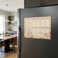 Vintage Floral Fridge Calendar | Reusable Dry-Erase Board Magnetic Fridge Calendar Richie's Default Title