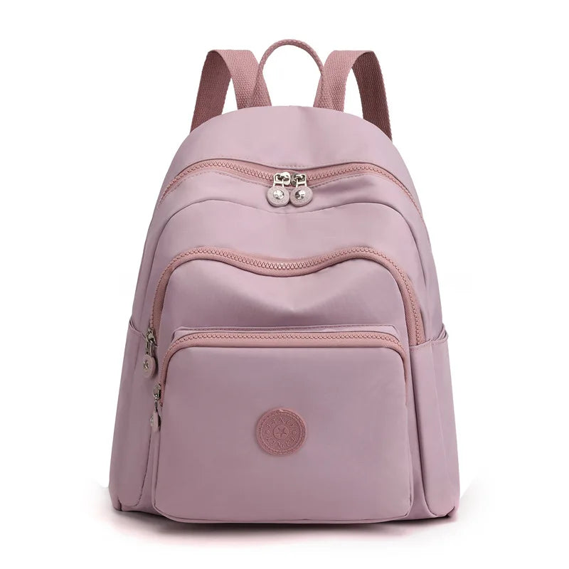 Women's Waterproof Nylon Backpack – Casual Travel School Bag Women's Backpack Richie's style 2 C