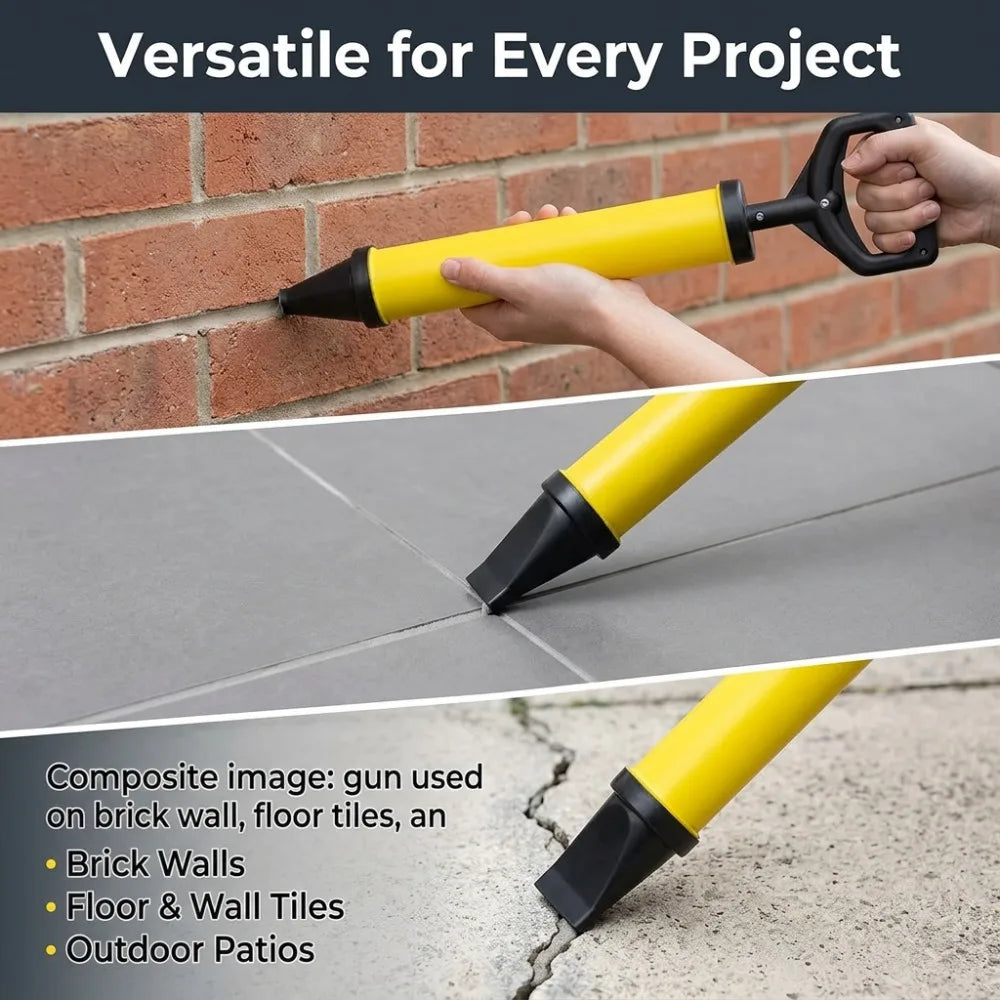 Mortar Grouting Gun with 4 Nozzles – Manual Cement Slurry Sprayer Mortar Grouting Gun Richie's