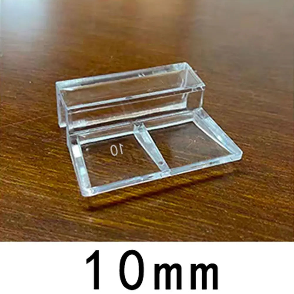 10Pcs Aquarium Glass Lid Clip Brackets 5–12mm Transparent Aquarium Lid Clips Richie's