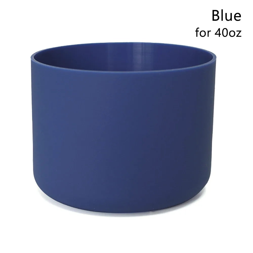 Anti-Slip Silicone Bottle Boot Sleeve – 24oz 32oz 40oz Bottle Boot Sleeve Richie's blue for 40oz