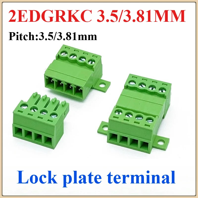 Solderless PCB Screw Terminal Connector Set 15EDGKC 3.81mm PCB Terminal Connector Richie's 15P 3.81mm 1 set