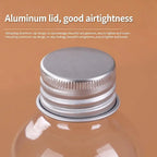 Clear Plastic Bottles with Aluminum Cap – 5ml to 500ml Cosmetic Storage Bottles Richie's