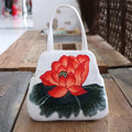 Ethnic Embroidered Floral Canvas Tote Handbag for Women Canvas Tote Handbag Richie's style7