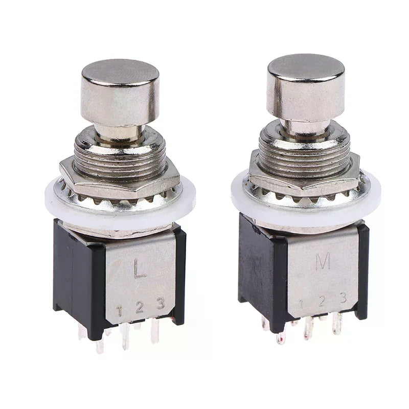 DPDT Latching Foot Switch Guitar Effects Pedal Stomp Box 6-Pin Guitar Pedal Switch Richie's