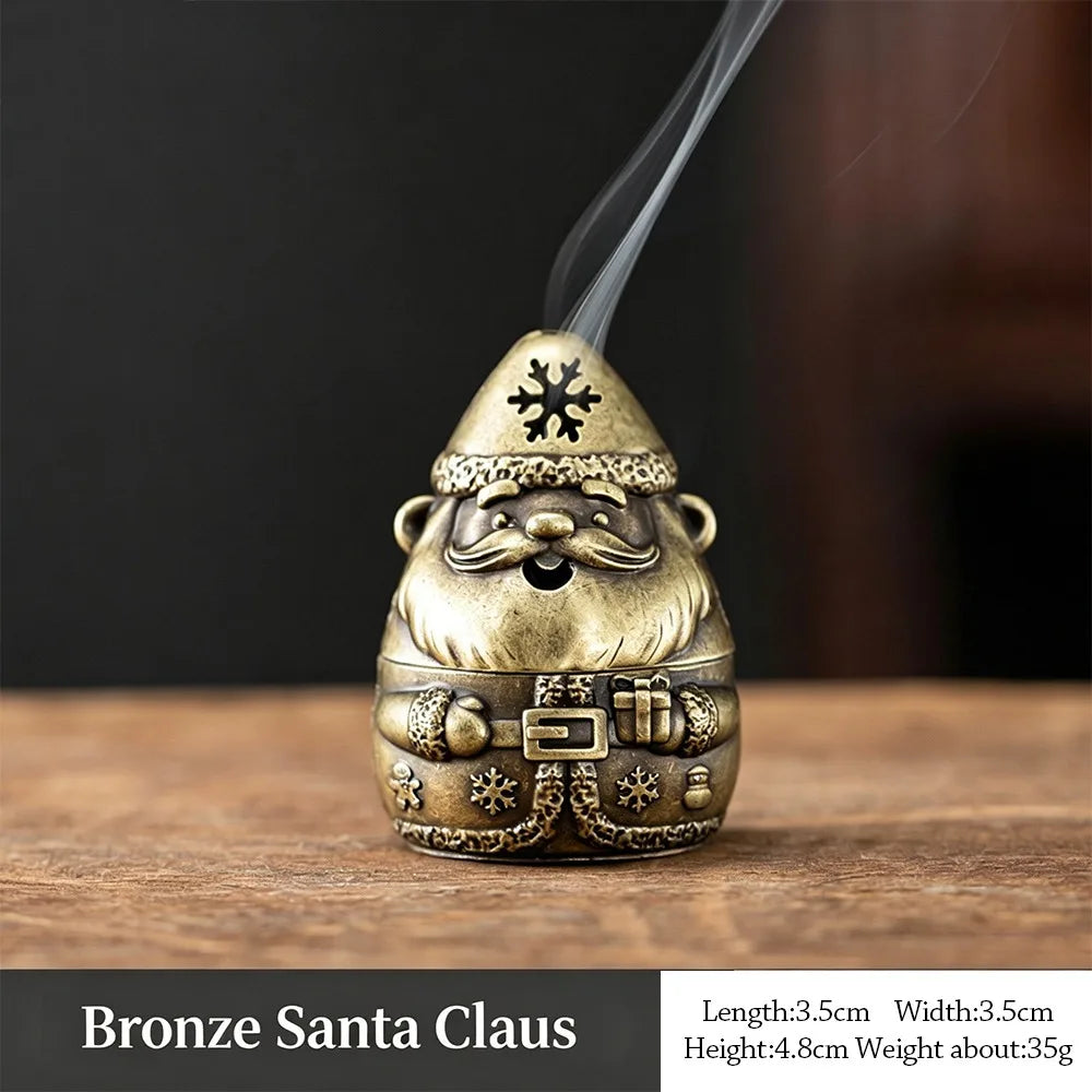 Alloy Incense Burner Carved Hollow Sandalwood Plate Holder Incense Burner Richie's D