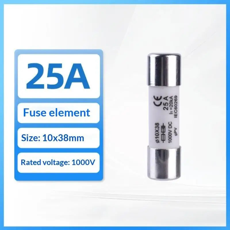 DC 1000V Solar PV Fuse 10x38mm ZHPV-32 2P Holder Kit PV Fuse Holder Kit Richie's A4