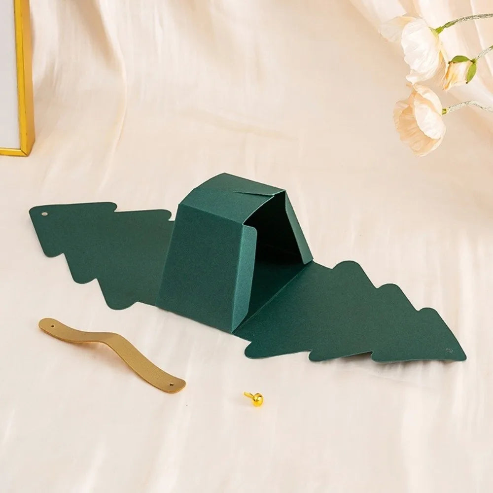 5-Pack Christmas Tree Triangle Gift Boxes with Handle Holiday Gift Box Richie's