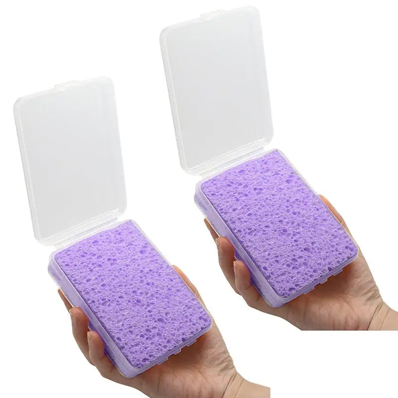 Watercolor Painting Sponge Set – Water-Absorbing Art Tool Painting Sponge Tool Richie's Purple 2pcs