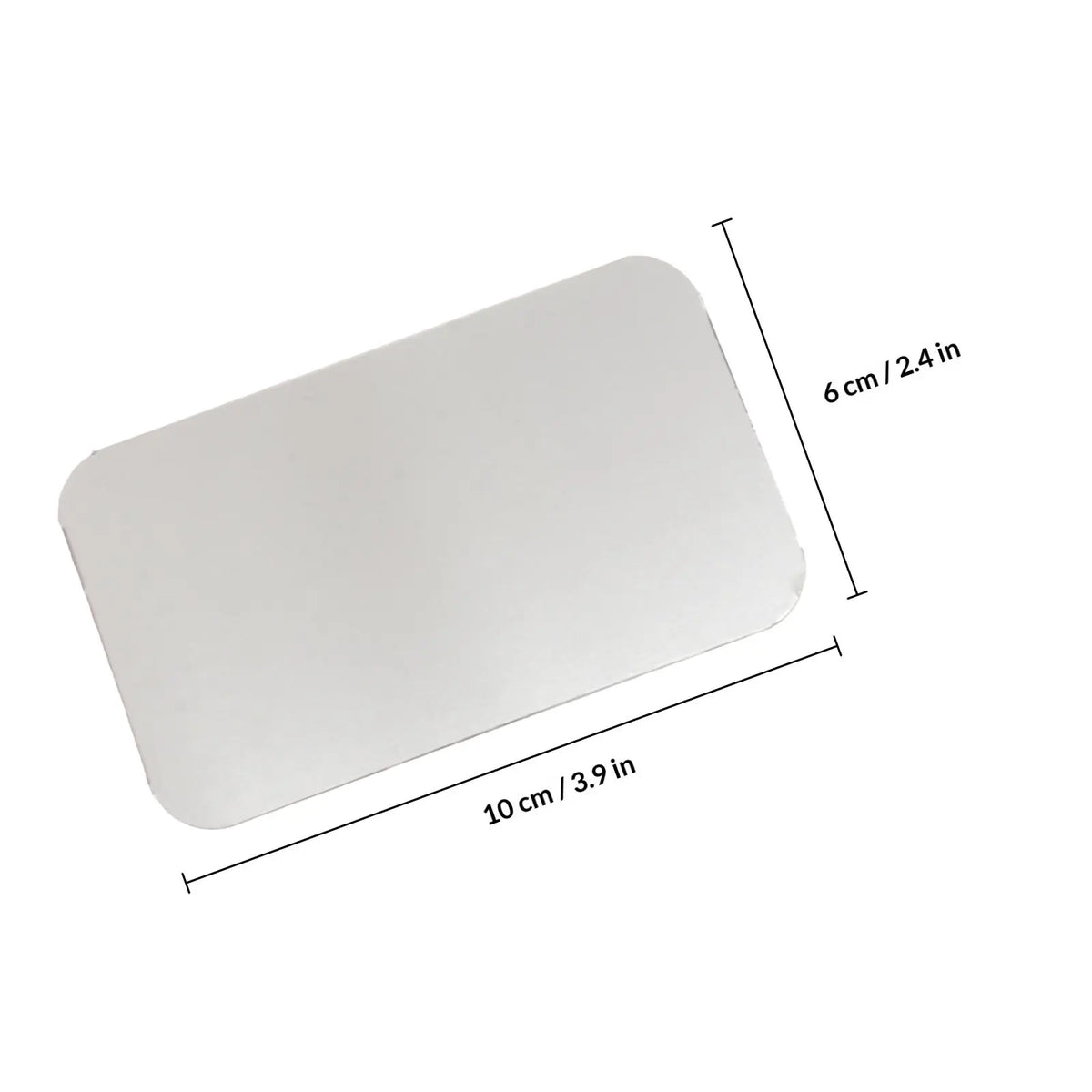 Small Pet Cooling Pad – Steel Mat for Hamster Rabbit Chinchilla Pet Cooling Pad Richie's Silver