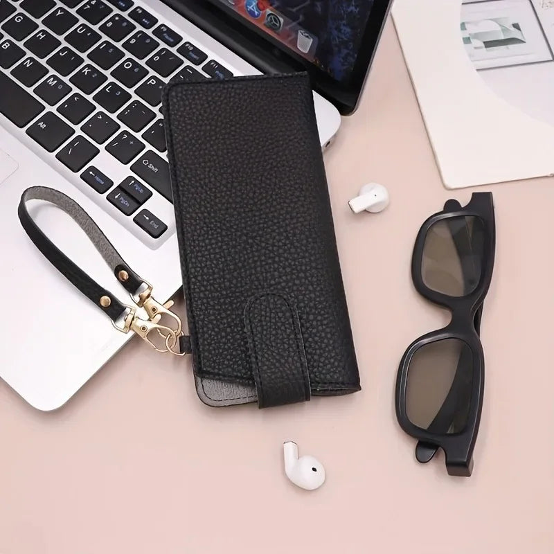 PU Leather Glasses Storage Pouch – Compact Bag Attachment Eyewear Storage Pouch Richie's