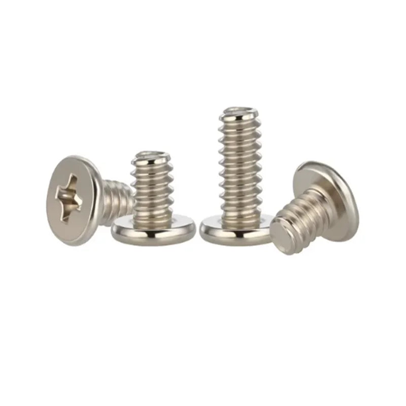 50-Pack UNC #6-32 Flat Head Phillips Case Screws – Black/Silver PC Case Screws Richie's