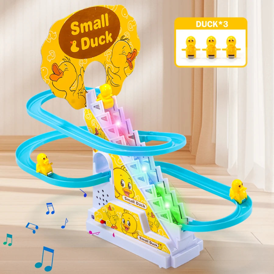 Stair-Climbing Duck Track Toy – Music, Lights & Counting Educational Kids Toy Richie's Patiya3