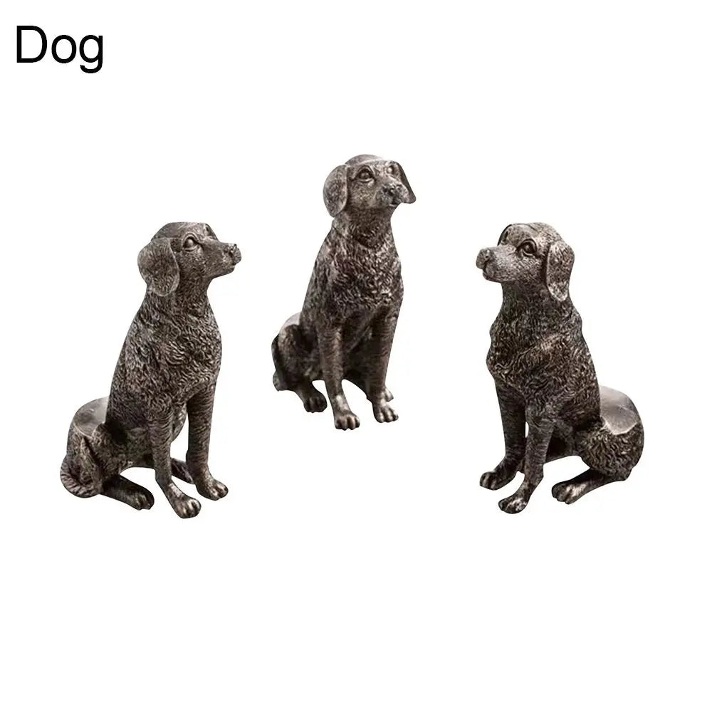 3-Piece Animal Resin Plant Pot Feet | Bonsai & Flower Pot Stand Plant Pot Feet Richie's Dog