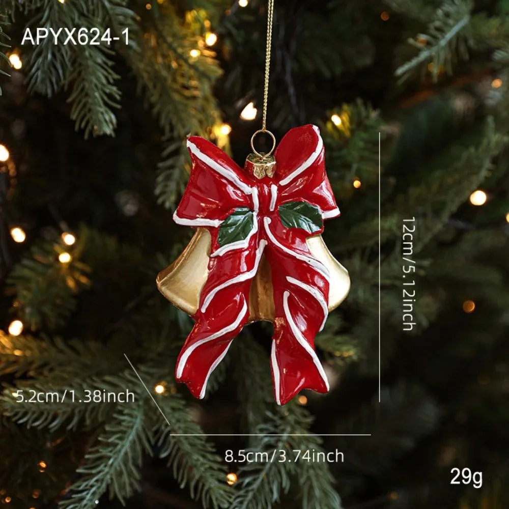 Red & White Plastic Christmas Tree Hanging Ornaments – DIY Christmas Ornaments Richie's 1