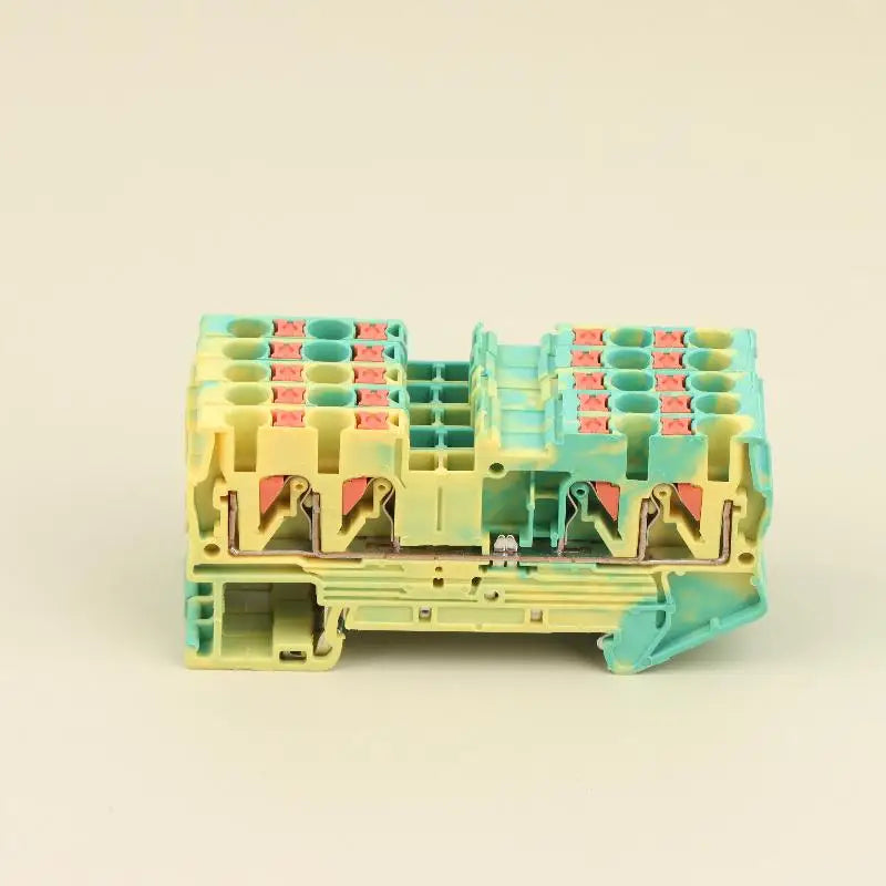 5Pcs PT2.5 Quattro Push-In Spring Terminal Block Screwless Spring Terminal Block Richie's 5Pcs Green