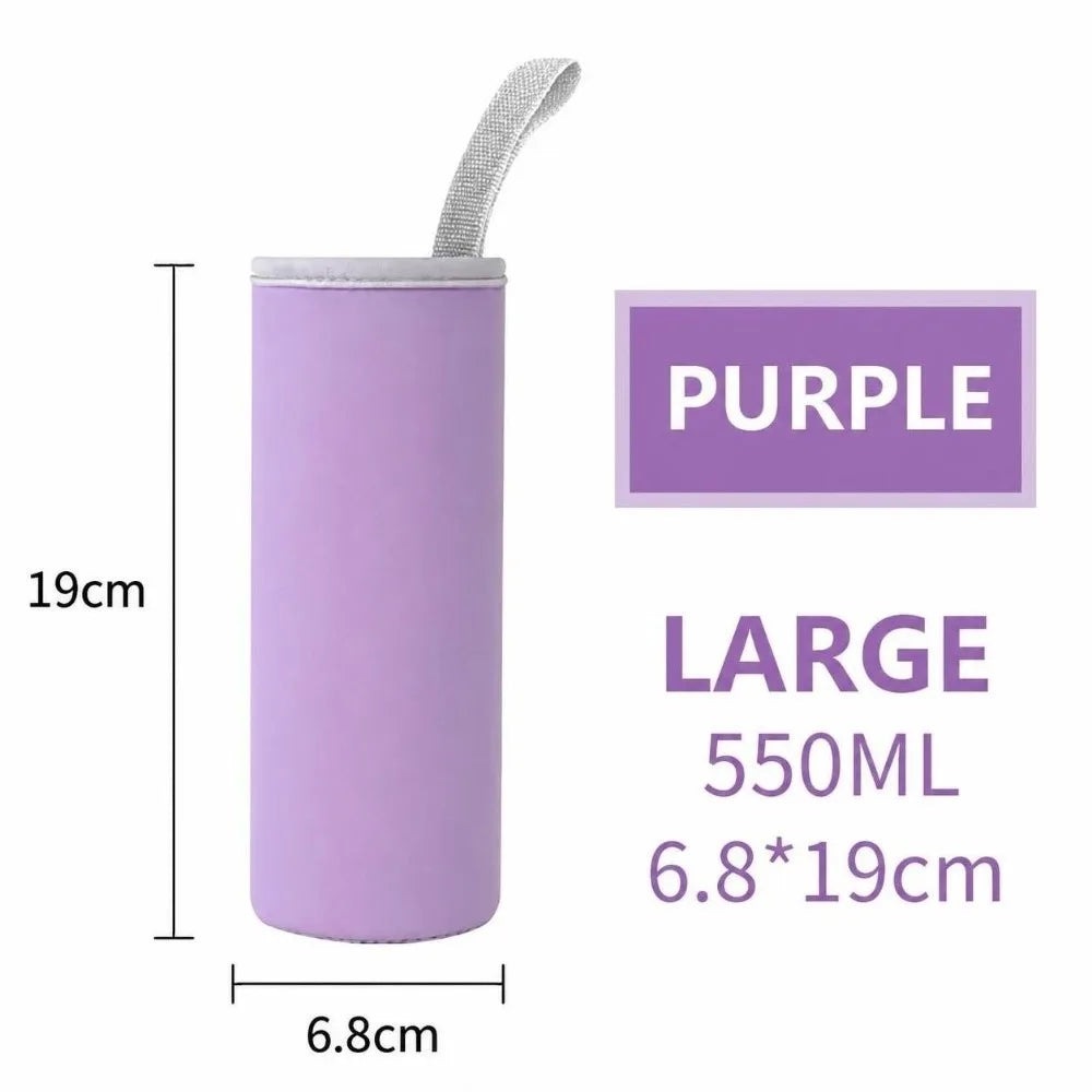 Neoprene Water Bottle Sleeve with Handle – 420/550ml Bottle Sleeve Richie's Purple 550ml