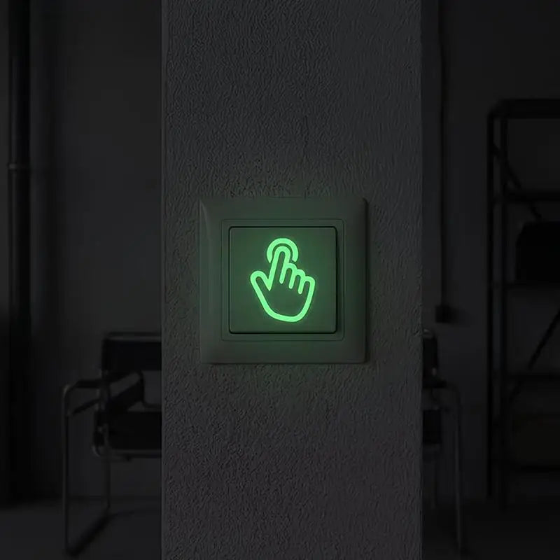 Glow-in-the-Dark Stickers for Switches, Stairs & Motorcycles Luminous Glow Stickers Richie's