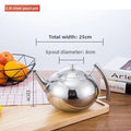 Stainless Steel Teapot Kettle 1L–2L with Filter | Gas & Induction Stovetop Tea Kettle Richie's 2L Silver Pearl Pot
