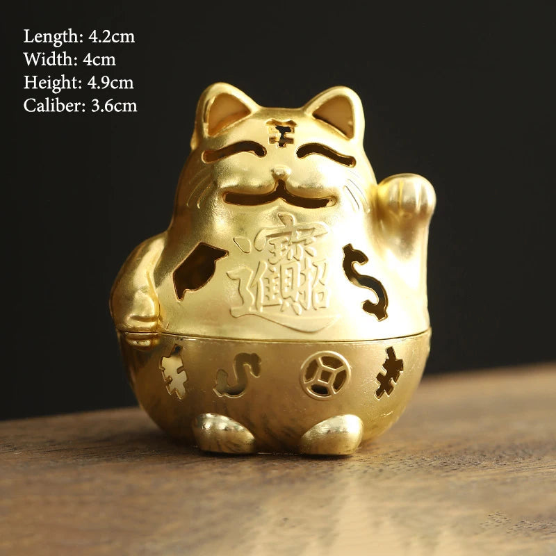 Vintage Alloy Incense Burner Stick Holder – Mini Hollow Censer Incense Burner Richie's A28