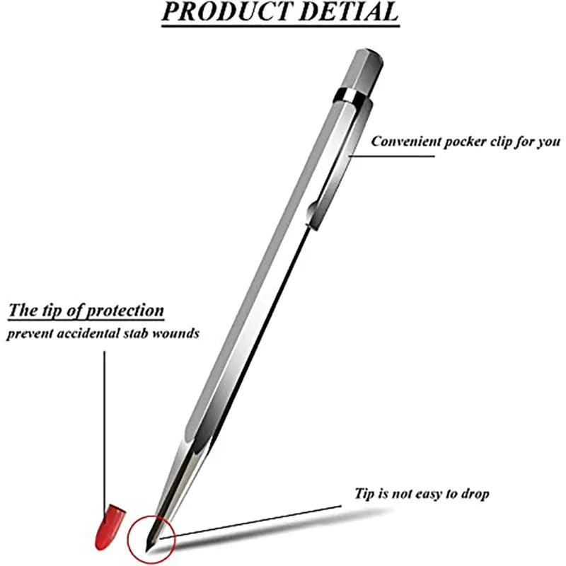 Tungsten Carbide Scriber Engraving Pen – Glass, Metal & Tile Carbide Scriber Pen Richie's