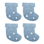 Christmas Cutlery Holder Bags | Festive Non-Woven Fabric 4 Pcs