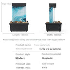 Desktop Water Fountain Waterfall Ornament | USB or Battery Desktop Water Fountain Richie's