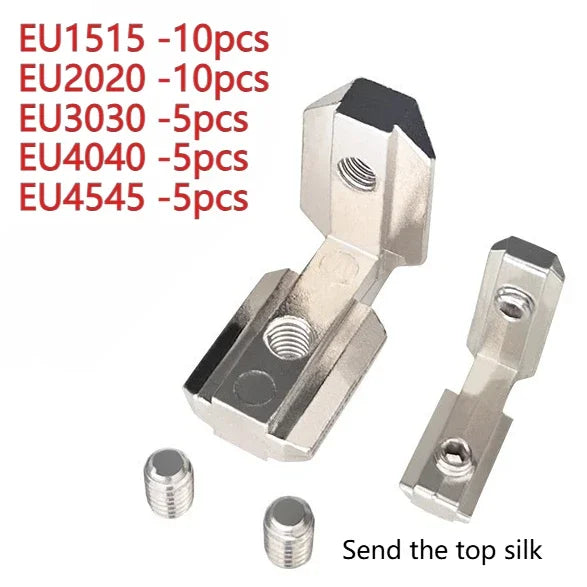 L-Shaped Aluminum Profile Corner Connector EU1515-4545 5-10PCS Corner Bracket Connector Richie's