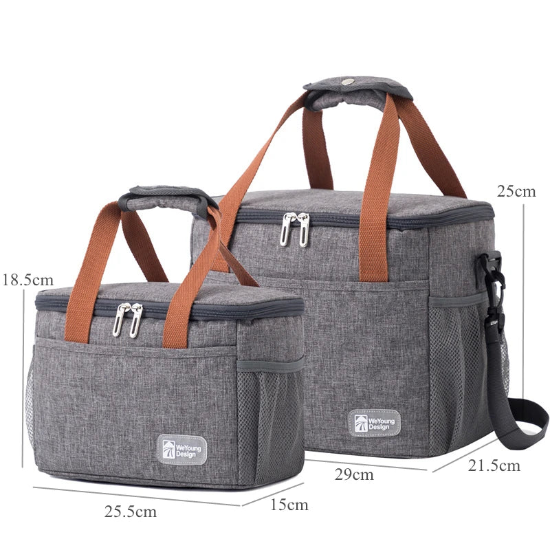 Women's Insulated Lunch Bag Large Waterproof Cooler Tote Insulated Lunch Bag Richie's