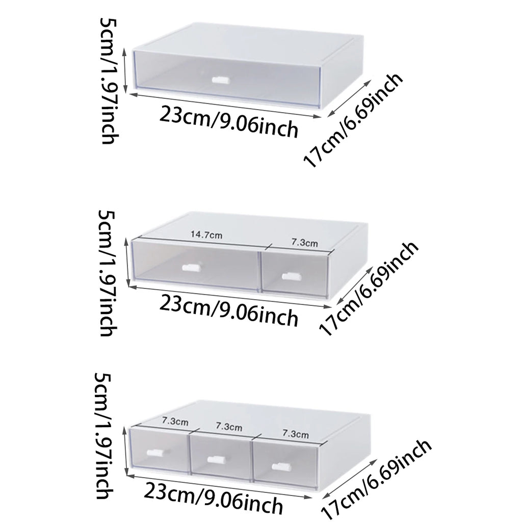 Stackable Clear Acrylic Drawer Organizer – Multi-Compartment Drawer Organizer Richie's
