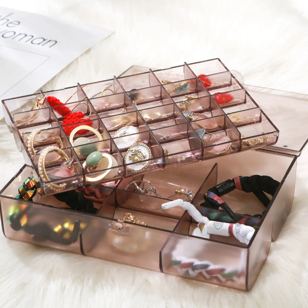 Transparent Multi-Layer Jewelry Storage Box | Large Capacity Jewelry Storage Box Richie's