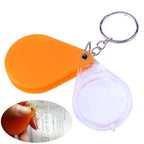 10X/15X Folding Key Chain Magnifier Loupe – Pocket Mini Tool Folding Magnifier Loupe Richie's 10X Plastic Orange
