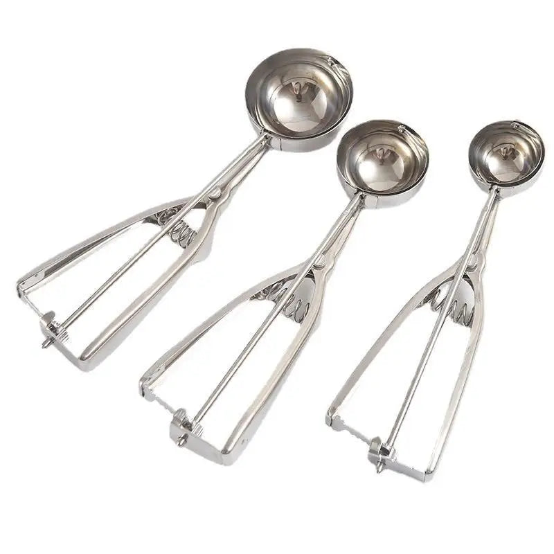 Stainless Steel Ice Cream Scoop Set – 3 Sizes, Spring Handle Ice Cream Scoop Set Richie's