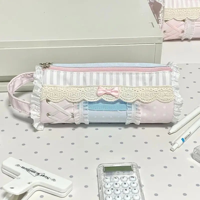 Lolita Pencil Case Large Capacity Cute Stationery Bag Pencil Case Richie's A1
