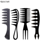 Men's Styling Comb Set – Wide Tooth, Texture & Anti-Static Hair Styling Comb Set Richie's 4PCS