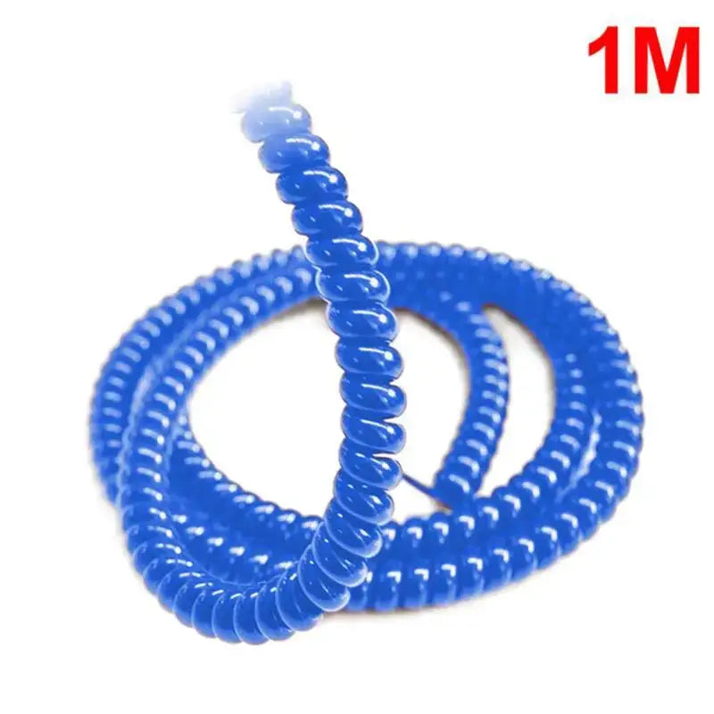 TPU Spiral Wrap Cable Organizer for E-Bike Brake Wires Bike Cable Sleeve Richie's 1PC Blue 6mm