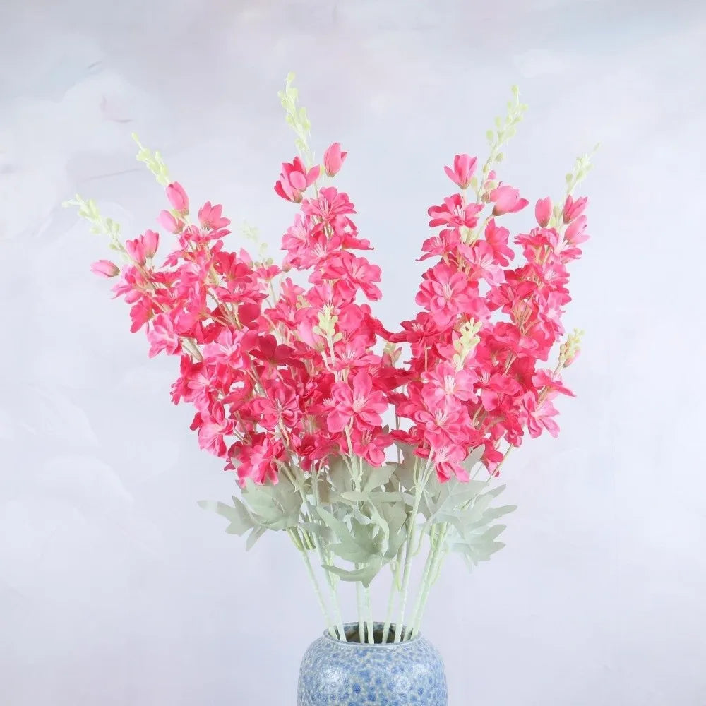Large Silk Artificial Delphinium Flowers 2-Fork DIY Wedding Decor Artificial Flowers Richie's