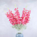Large Silk Artificial Delphinium Flowers – 2-Fork DIY Bouquet Artificial Silk Flowers Richie's