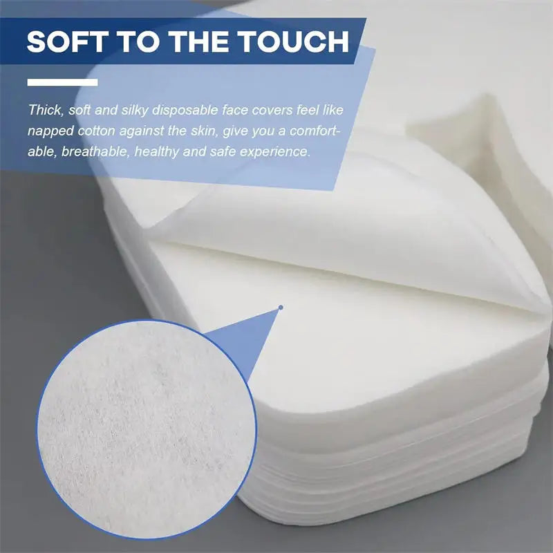 100pcs Disposable U-Shape Face Pillow Covers – Massage Bed Non-Woven Massage Bed Accessories Richie's
