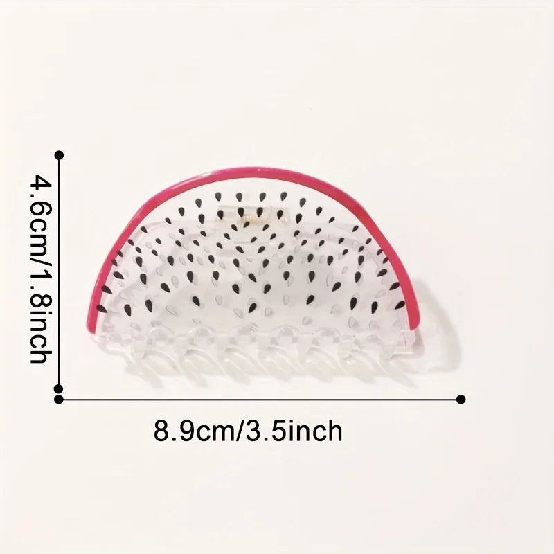 Dragon Fruit Hair Clip – Cute Cartoon Acrylic Barrette for Women Hair Clip Barrette Richie's