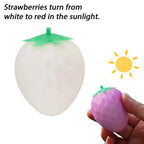 Color-Changing Mango Squishy Fidget Toy | Sensory Squeeze Ball Squishy Fidget Toy Richie's small strawberry