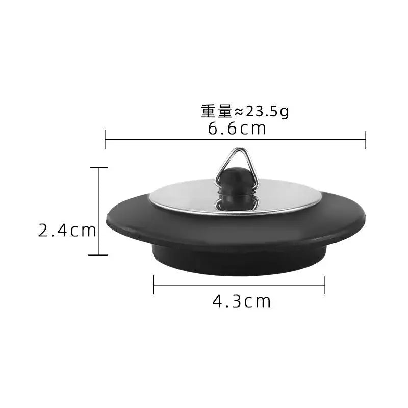 Stainless Steel Sink Stopper with Chain – Leak-Proof Drain Sink Drain Stopper Richie's D
