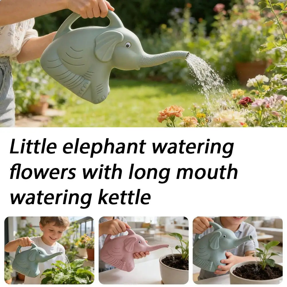 Cute Elephant Watering Can 2L Long Spout – Indoor & Outdoor Watering Can Richie's