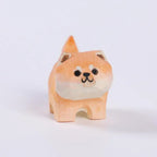Hand Carved Wooden Cat Figurine | Kitten Desk Ornament Wooden Cat Figurine Richie's A1
