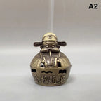 Chinese Style Alloy Incense Burner Bowl with Handle | Yoga Decor Incense Burner Richie's A2